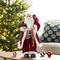 Glitzhome® 24"H Faux Fur Christmas Traditional Santa Figurine